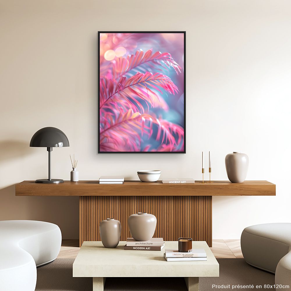 Toile "Éclat floral vif"