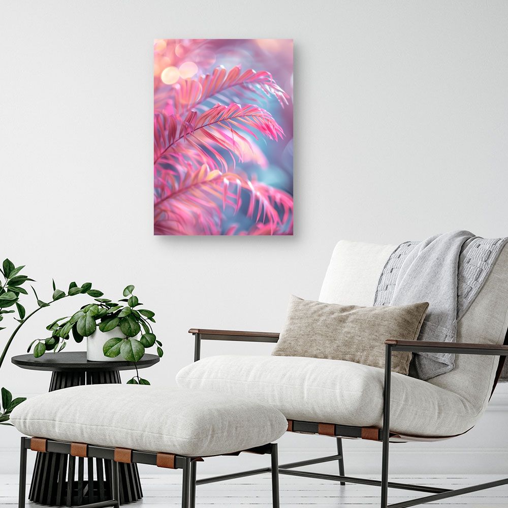 Toile "Éclat floral vif"