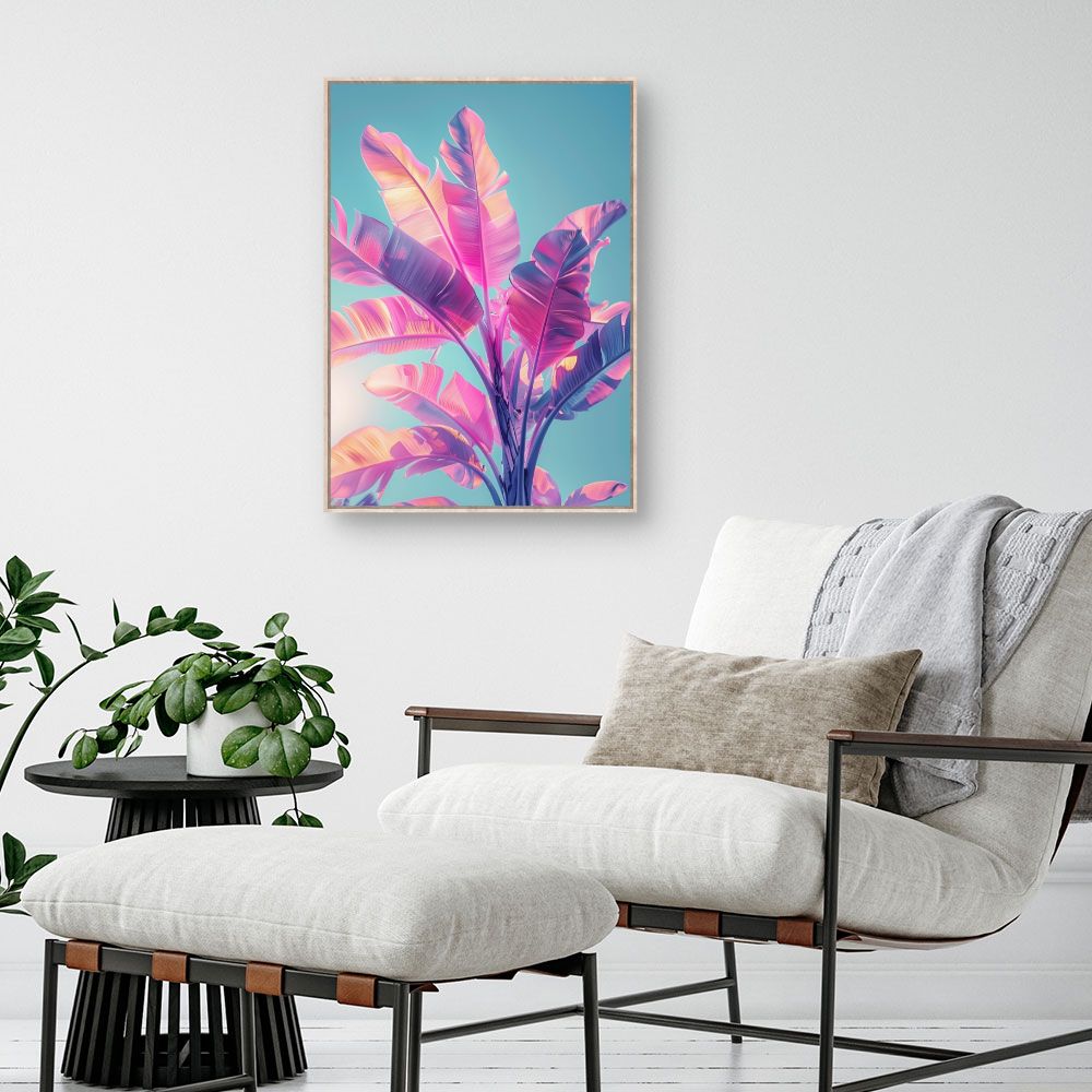 Toile "Feuillage vibrant"