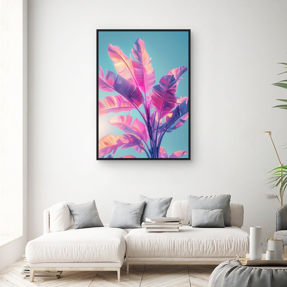 Toile "Feuillage vibrant"