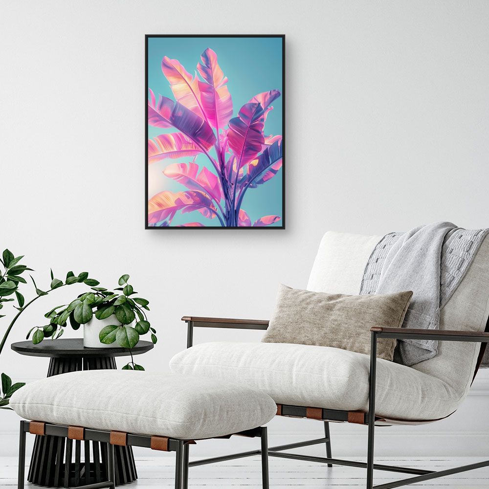 Toile "Feuillage vibrant"