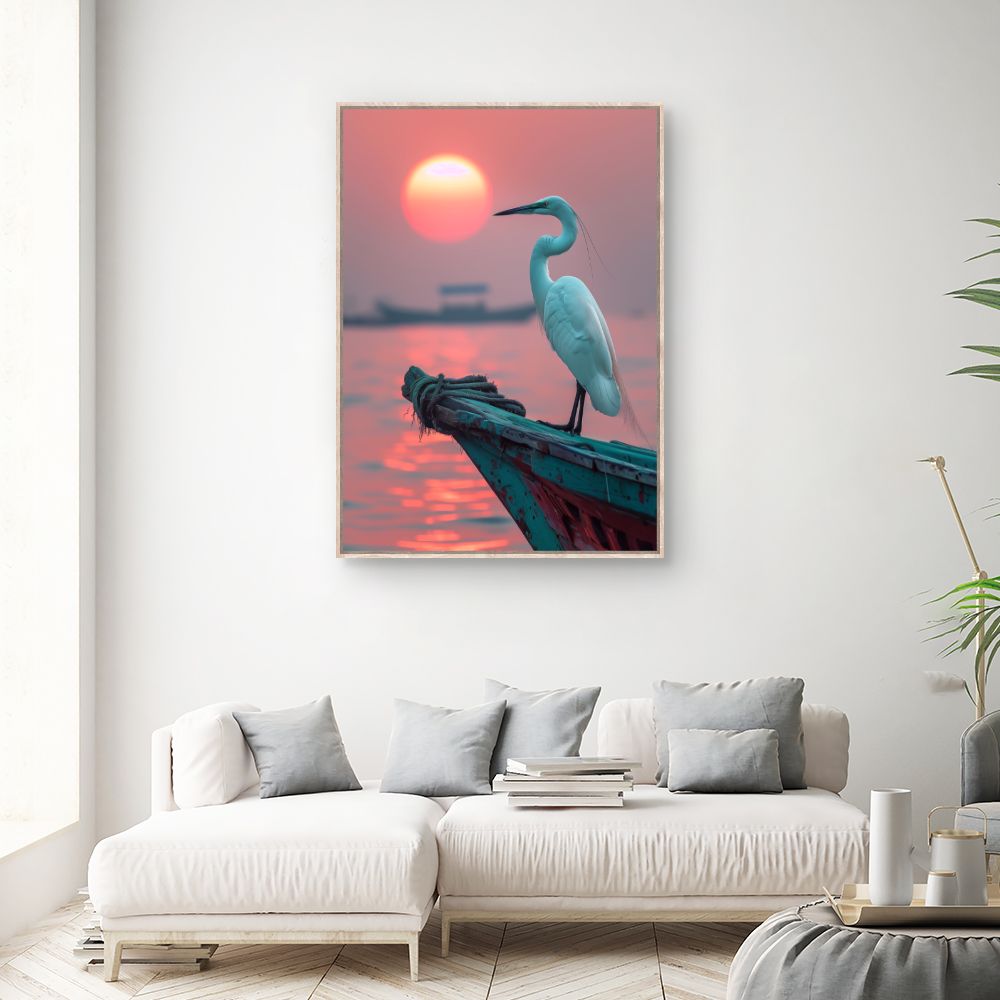 Toile "Crépuscule majestueux"