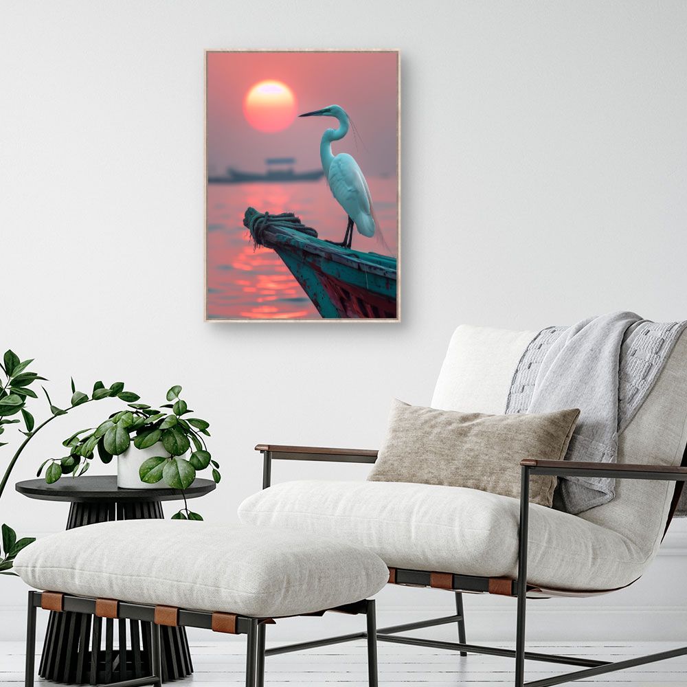 Toile "Crépuscule majestueux"