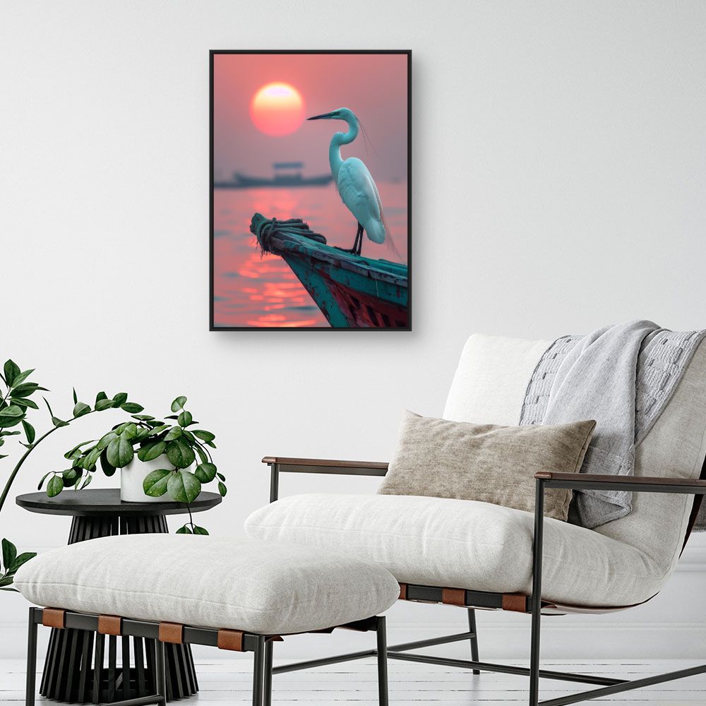 Toile "Crépuscule majestueux"