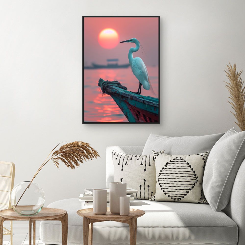 Toile "Crépuscule majestueux"