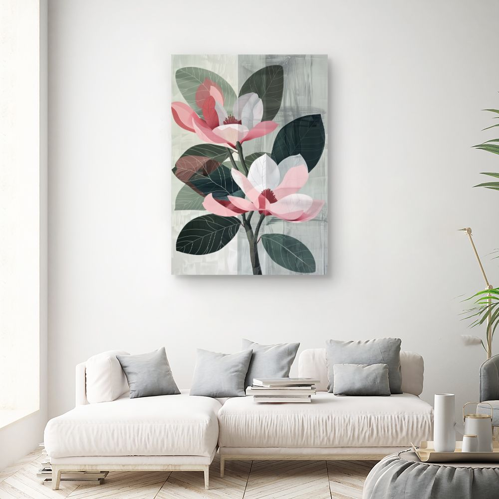 Toile "Fleurs élégantes"