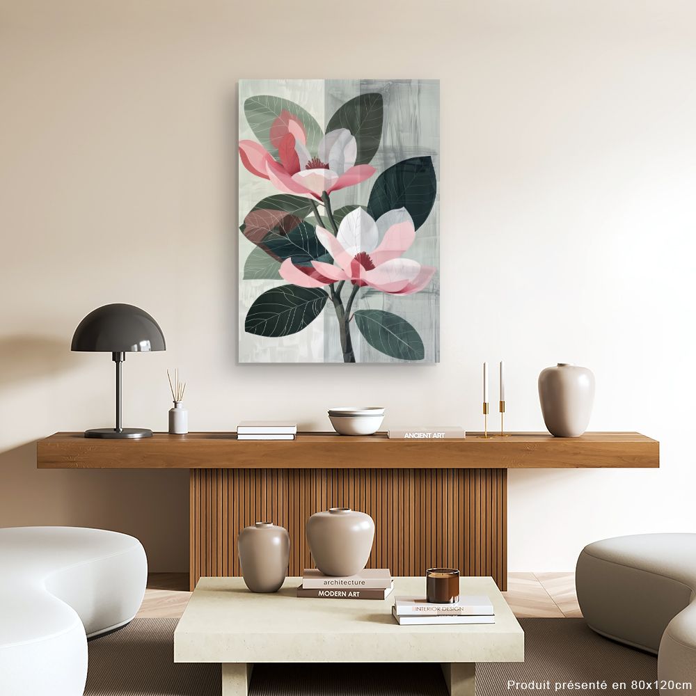 Toile "Fleurs élégantes"