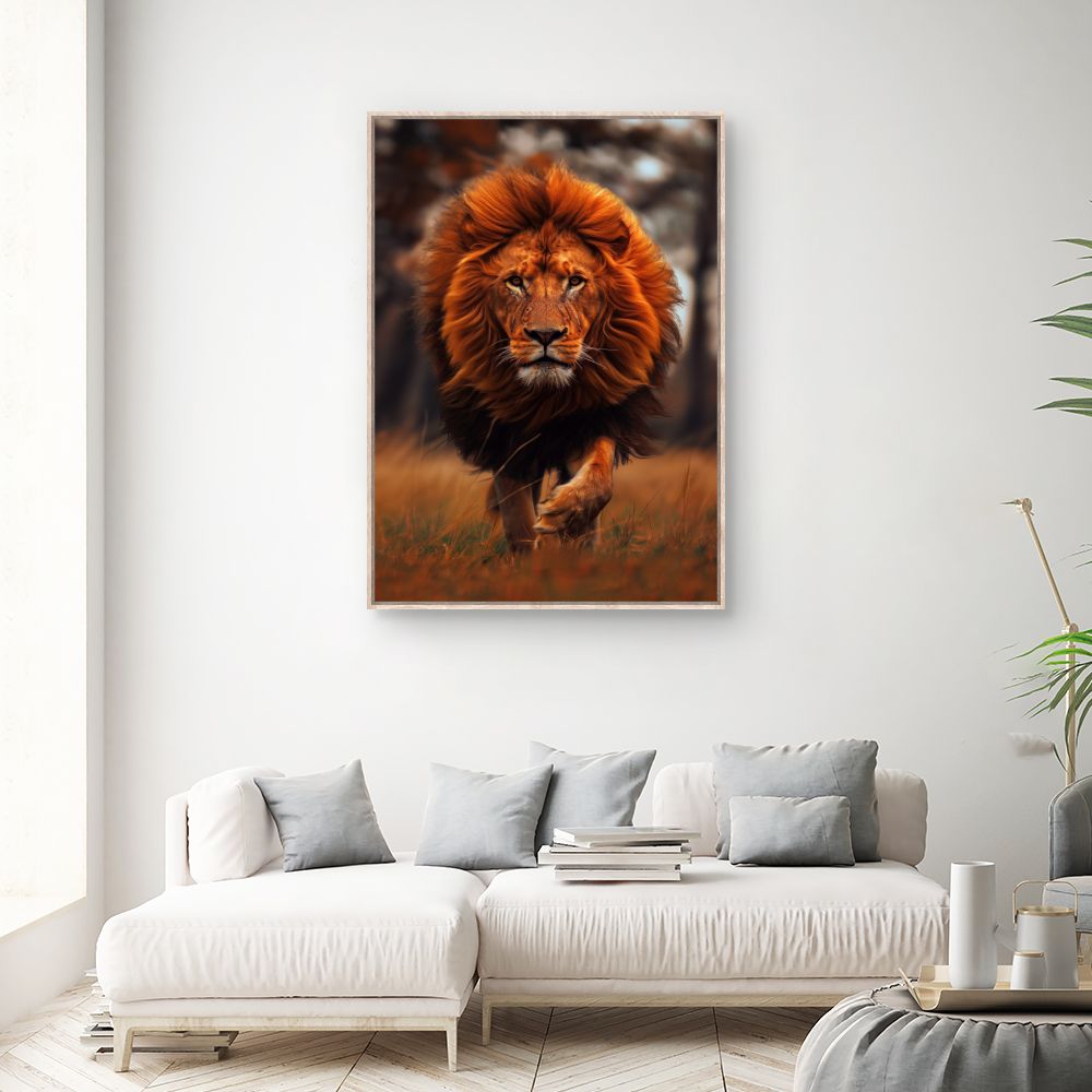 Toile "Lion majestueux"