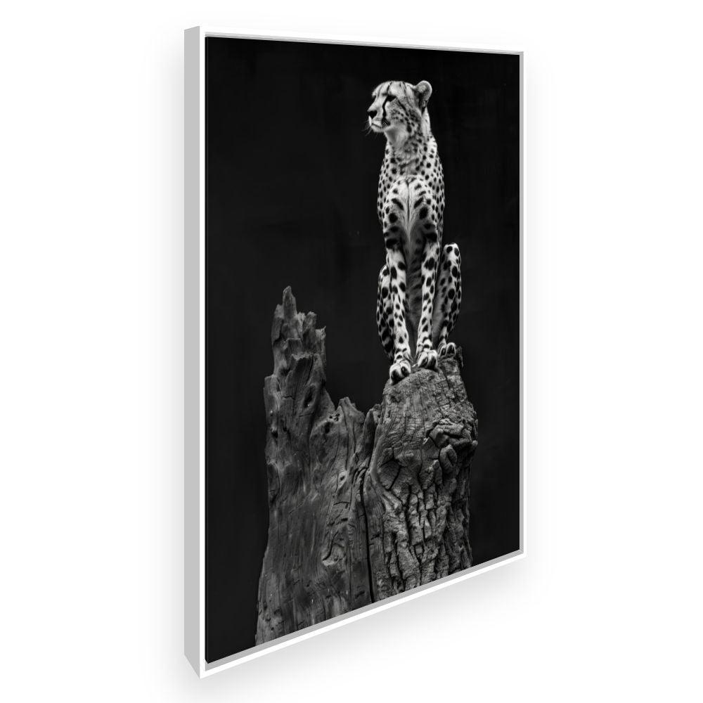 Toile Félin majestueux – toile cadre blanc (slide 2)