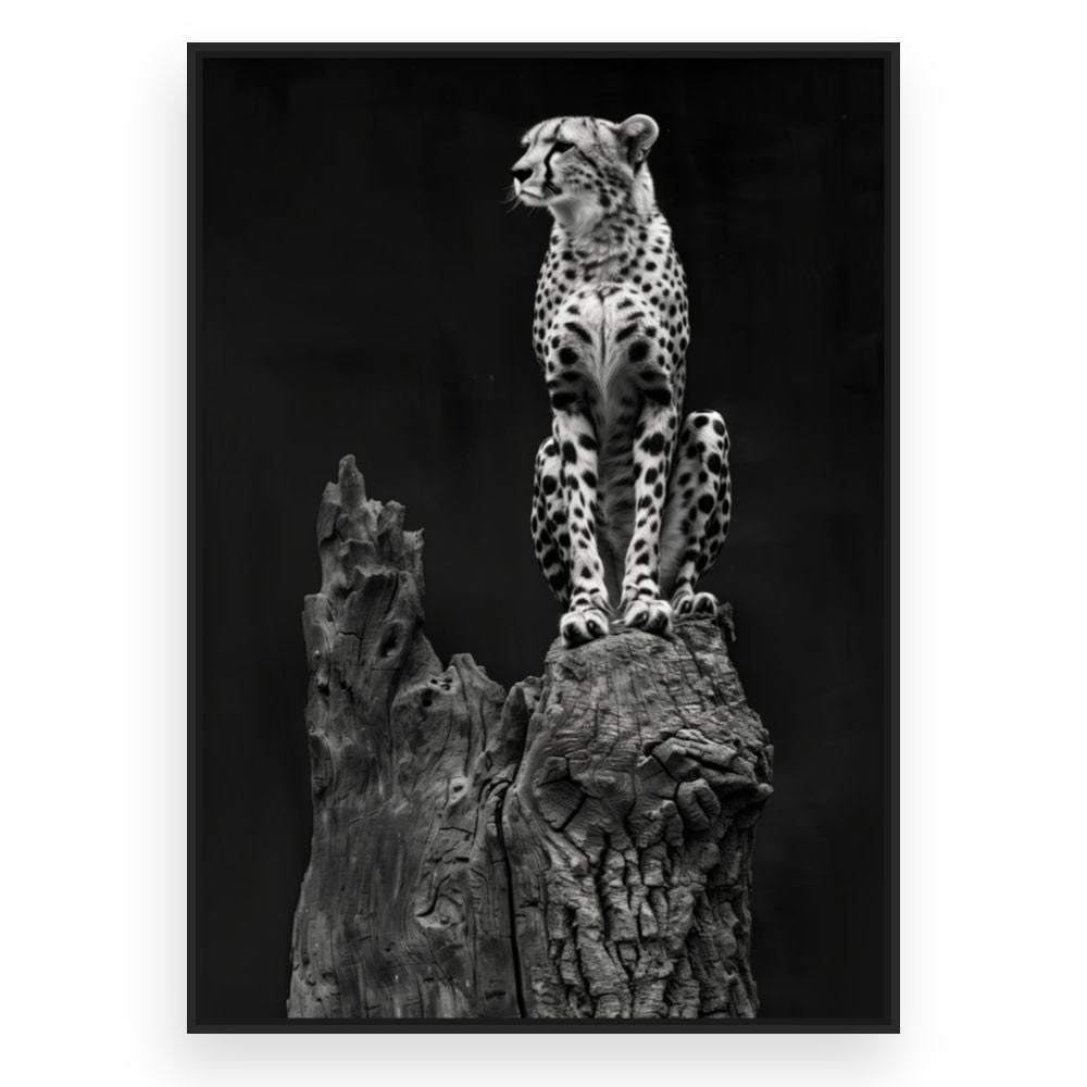 Toile Félin majestueux – toile cadre noir (slide 3)