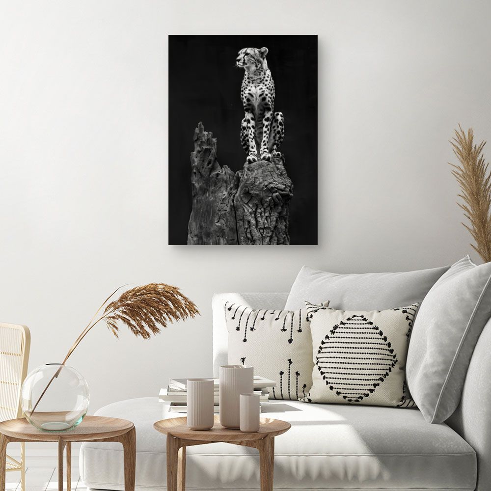 Toile "Félin majestueux"