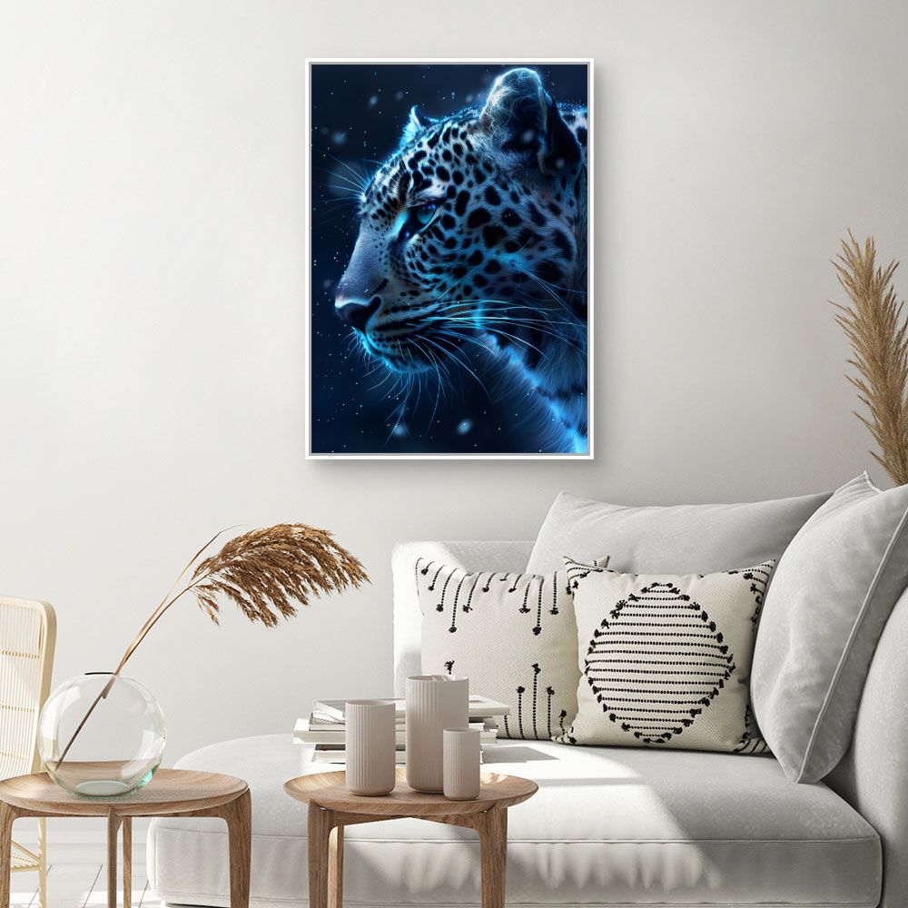 Toile "Reflet félin mystique"