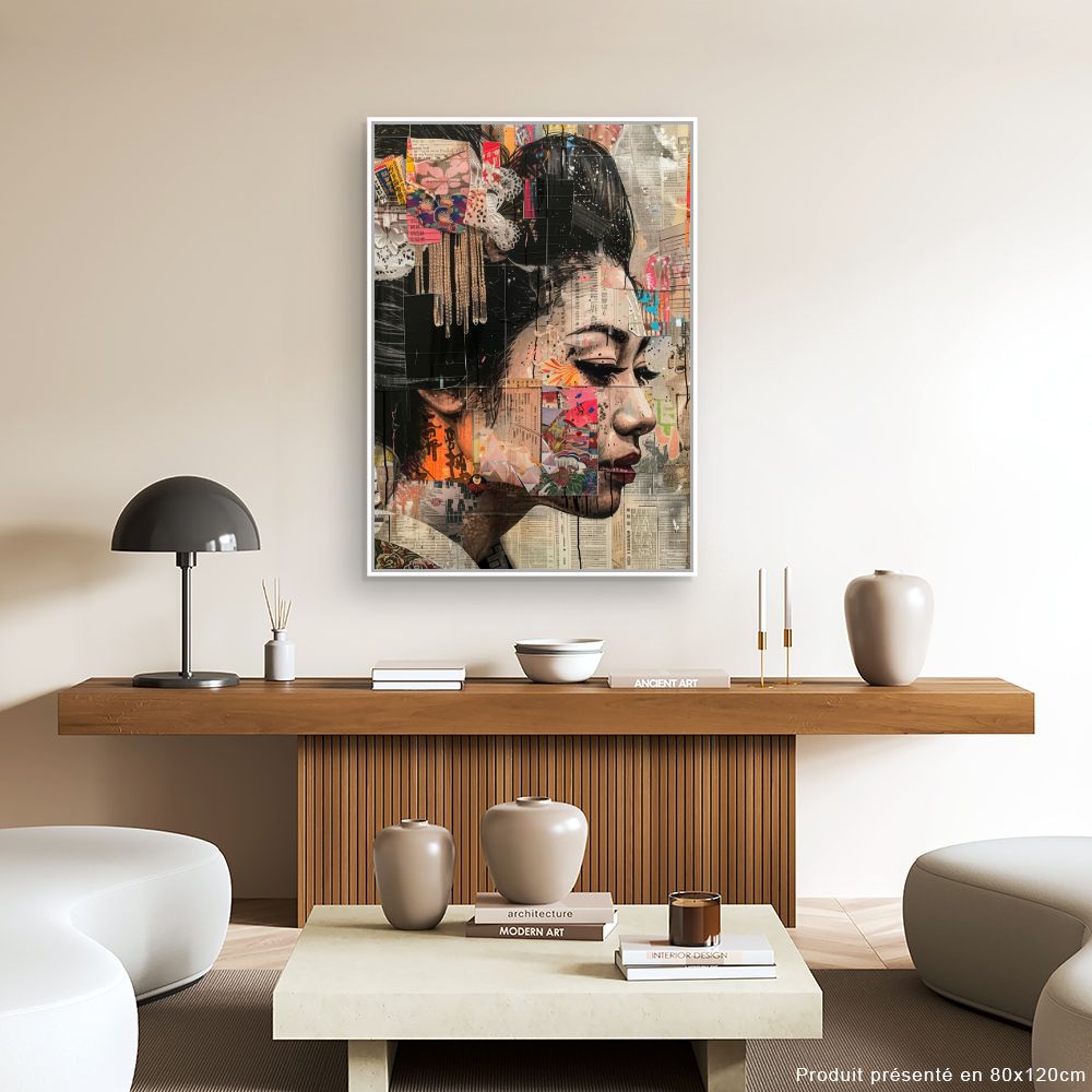 Schilderij "Uniek artistiek portret"