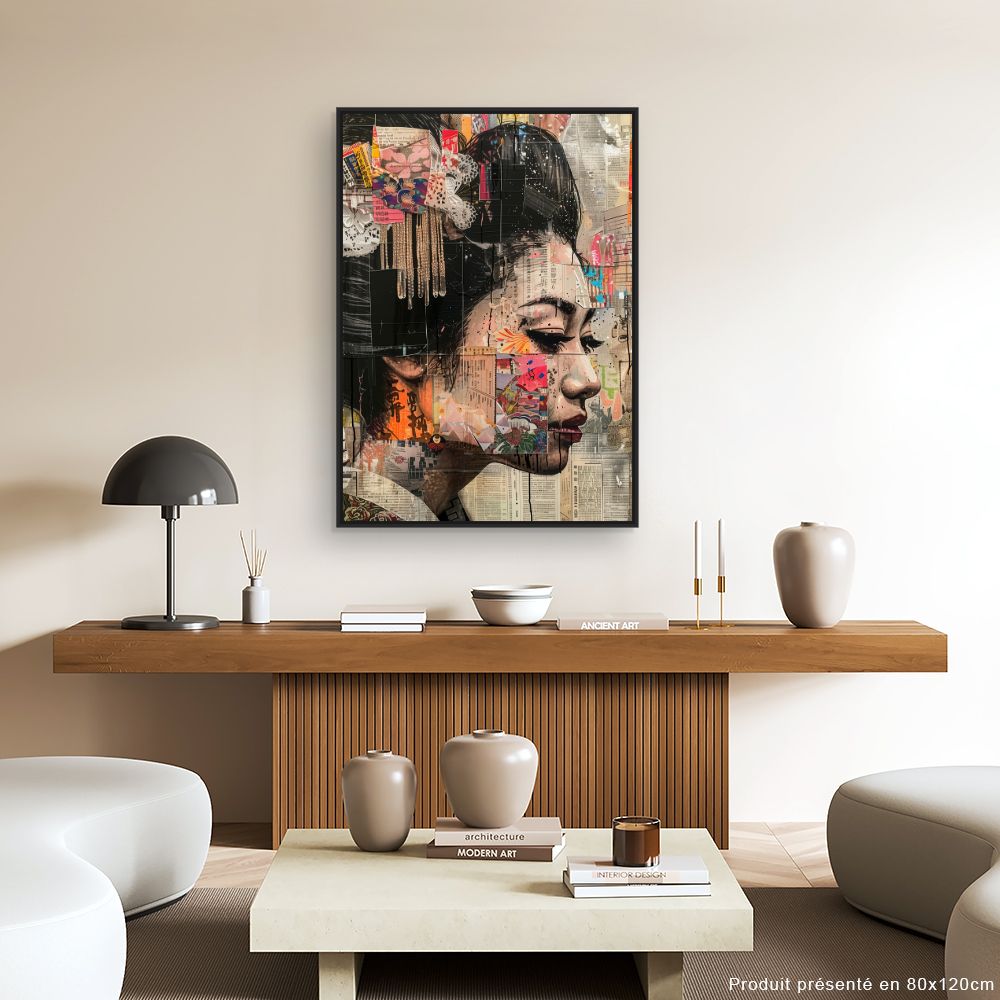 Schilderij "Uniek artistiek portret"