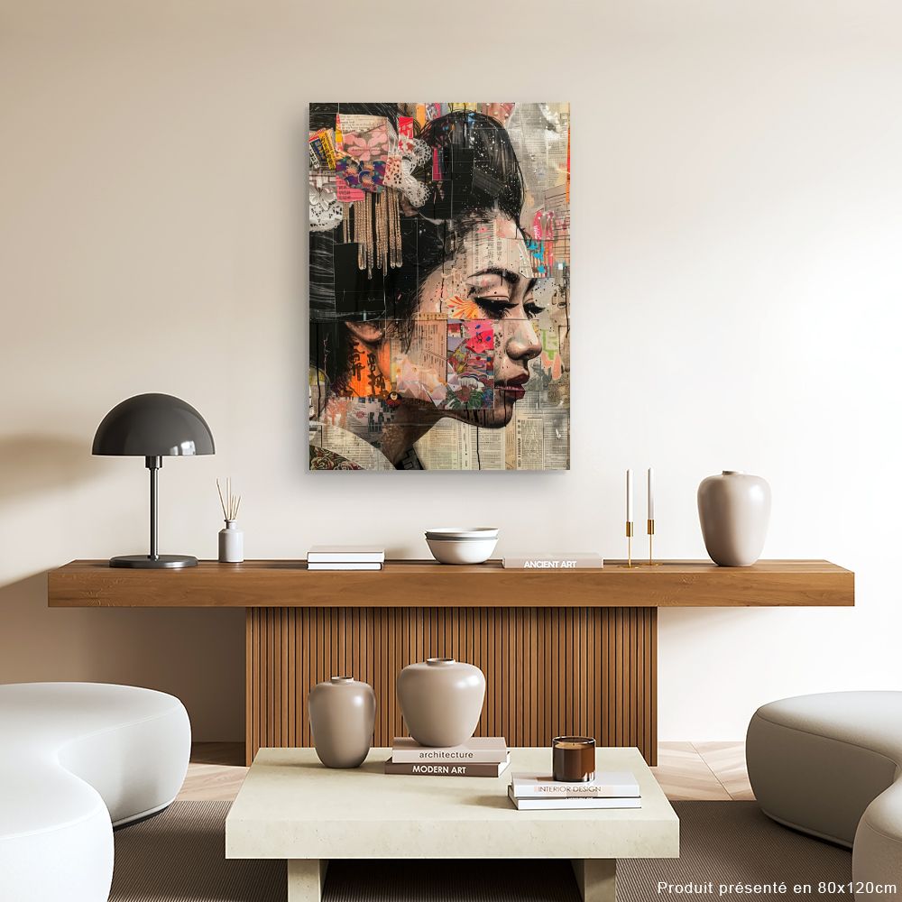 Schilderij "Uniek artistiek portret"