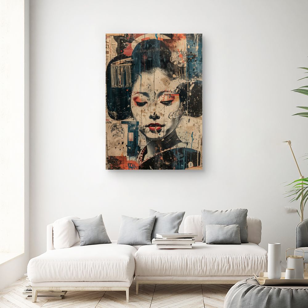 Toile "Élégance japonaise moderne"