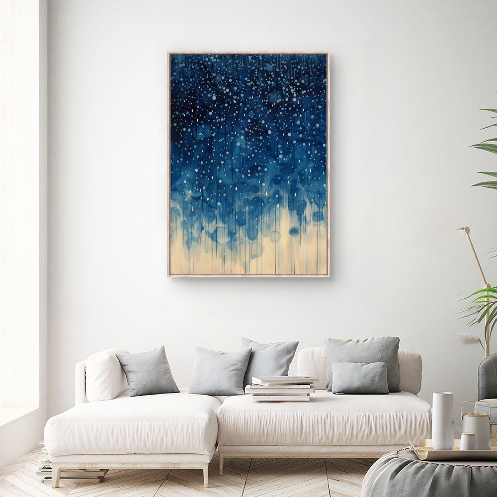 Toile "Élégance aquatique"