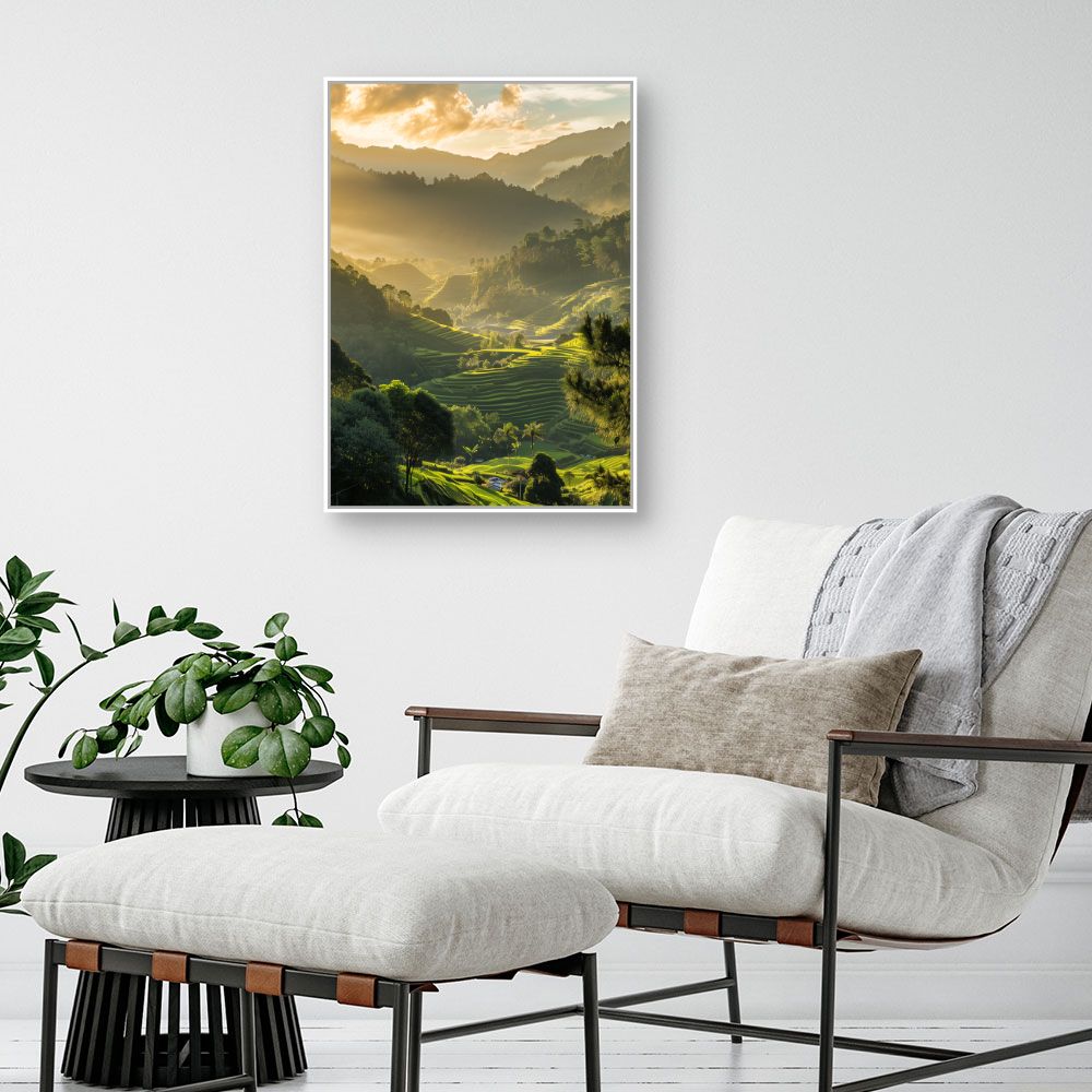 Toile "Paysage lumineux"