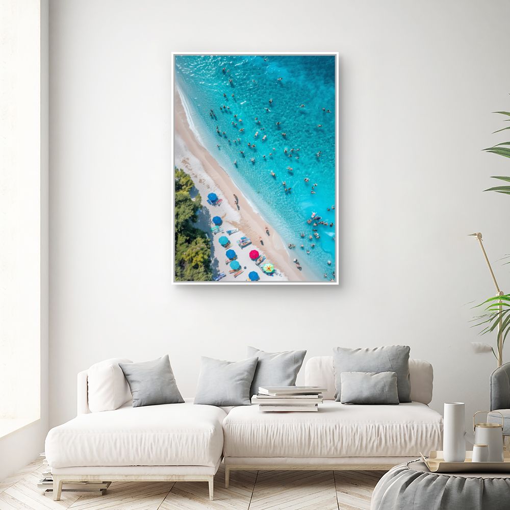 Schilderij "Zonnig strand"