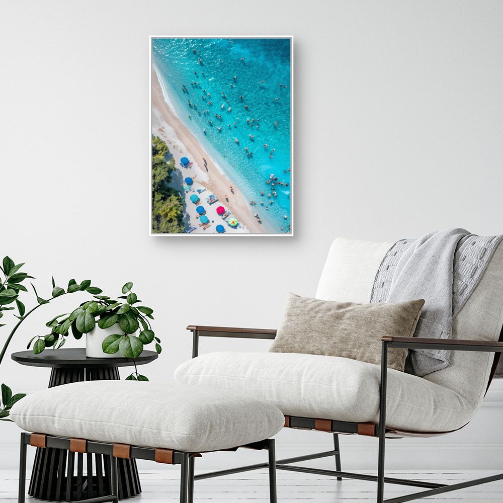 Schilderij "Zonnig strand"