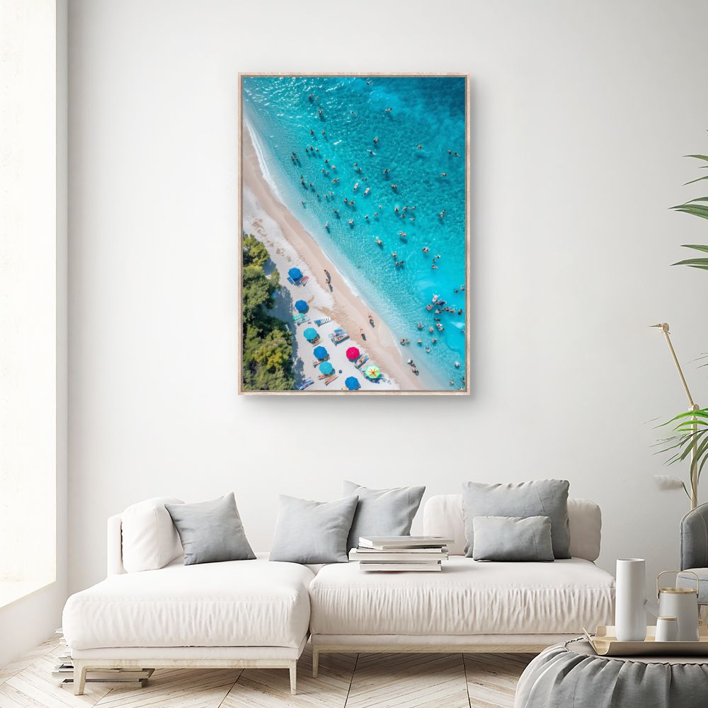 Schilderij "Zonnig strand"