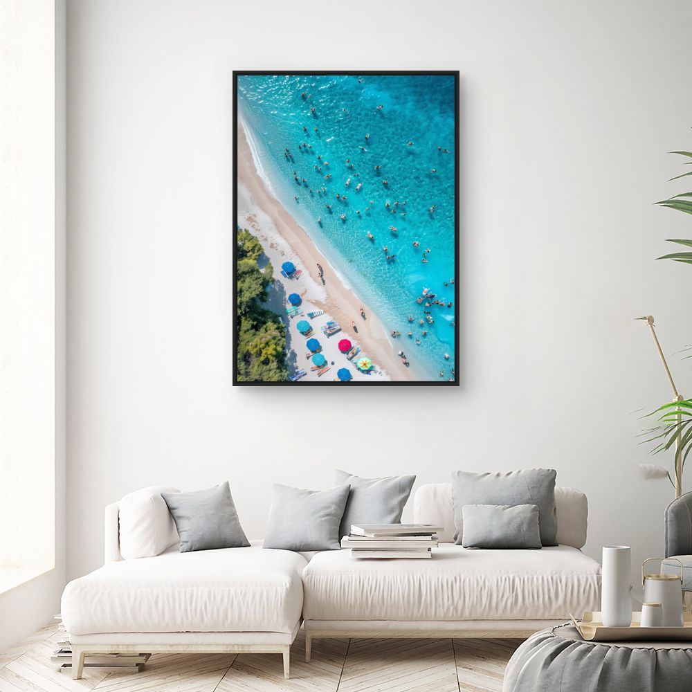 Schilderij "Zonnig strand"