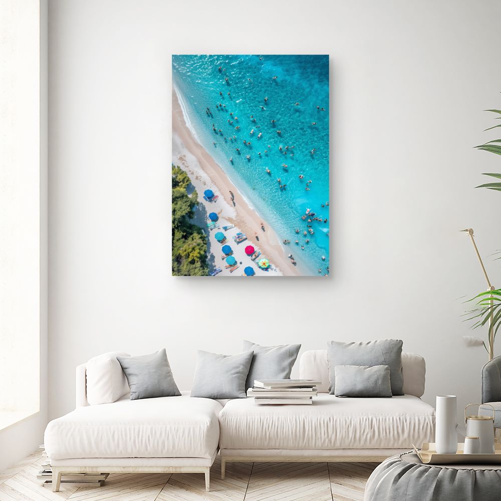 Schilderij "Zonnig strand"