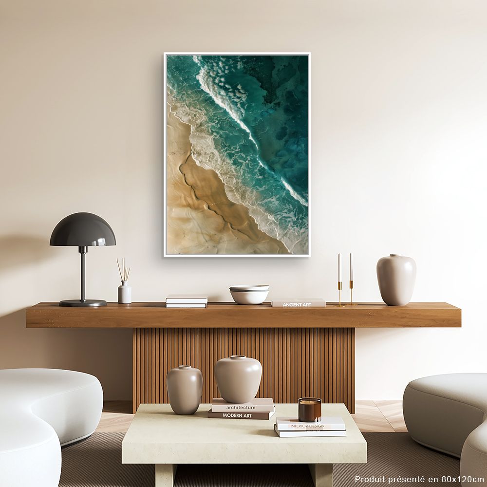 Schilderij "Schitterende zeegolven"