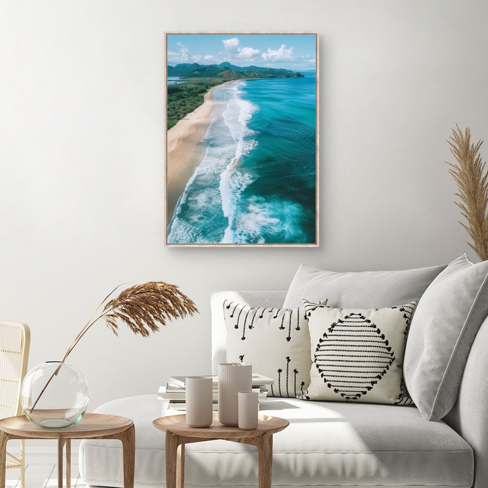 Toile Plage paradisiaque – toile cadre naturel (slide 1, 60×90)