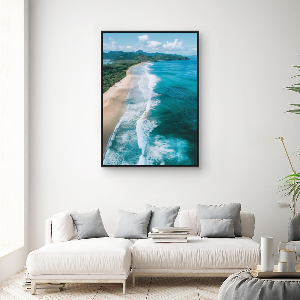 Toile "Plage paradisiaque"