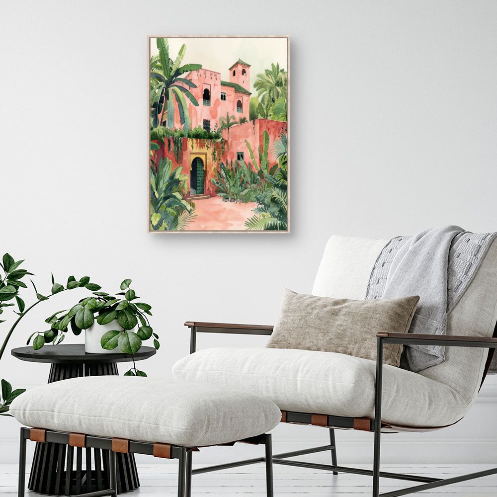Toile "Palais exotique luxuriant"