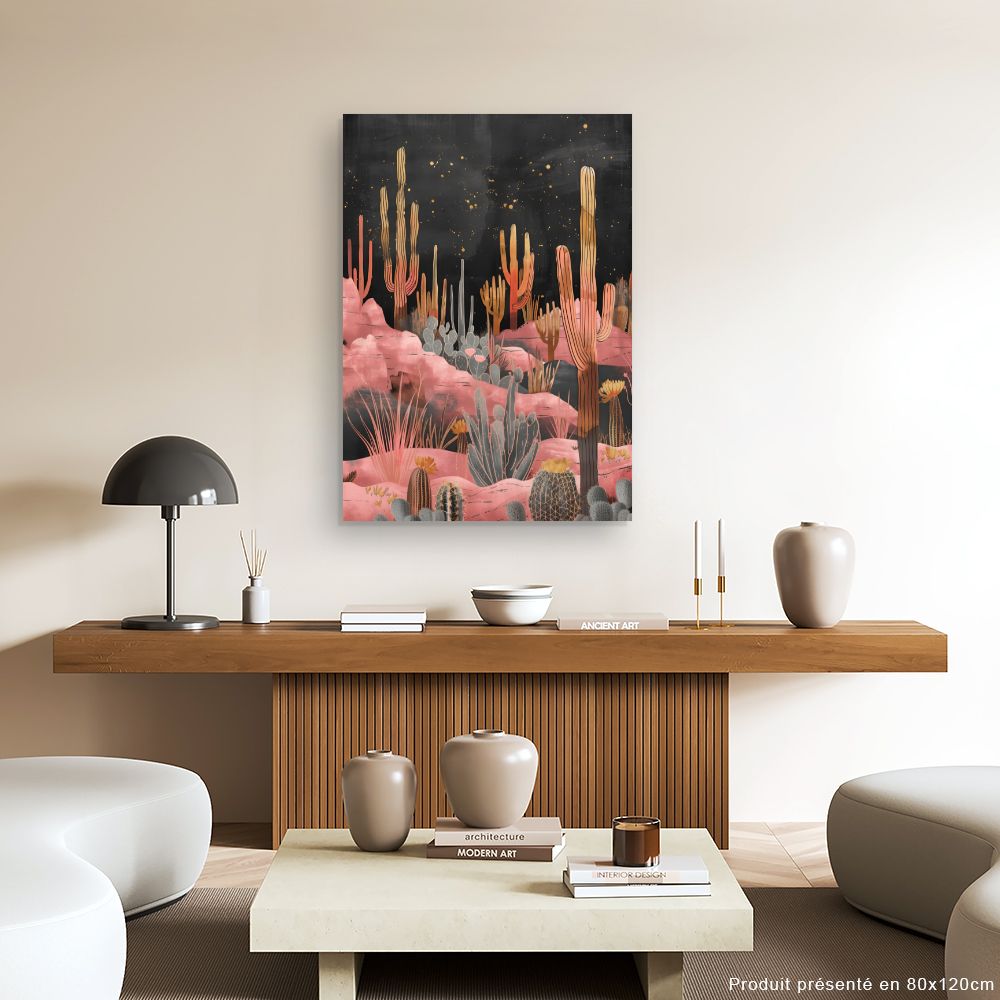 Schilderij "Betoverende Cactussen"
