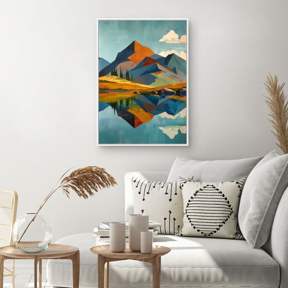Doek "Serene bergen"