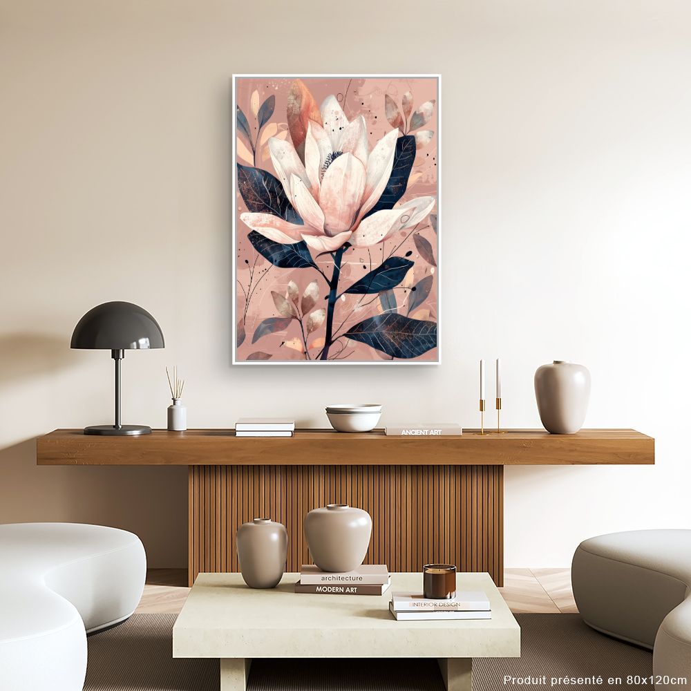 Schilderij "Moderne Elegante Bloem"