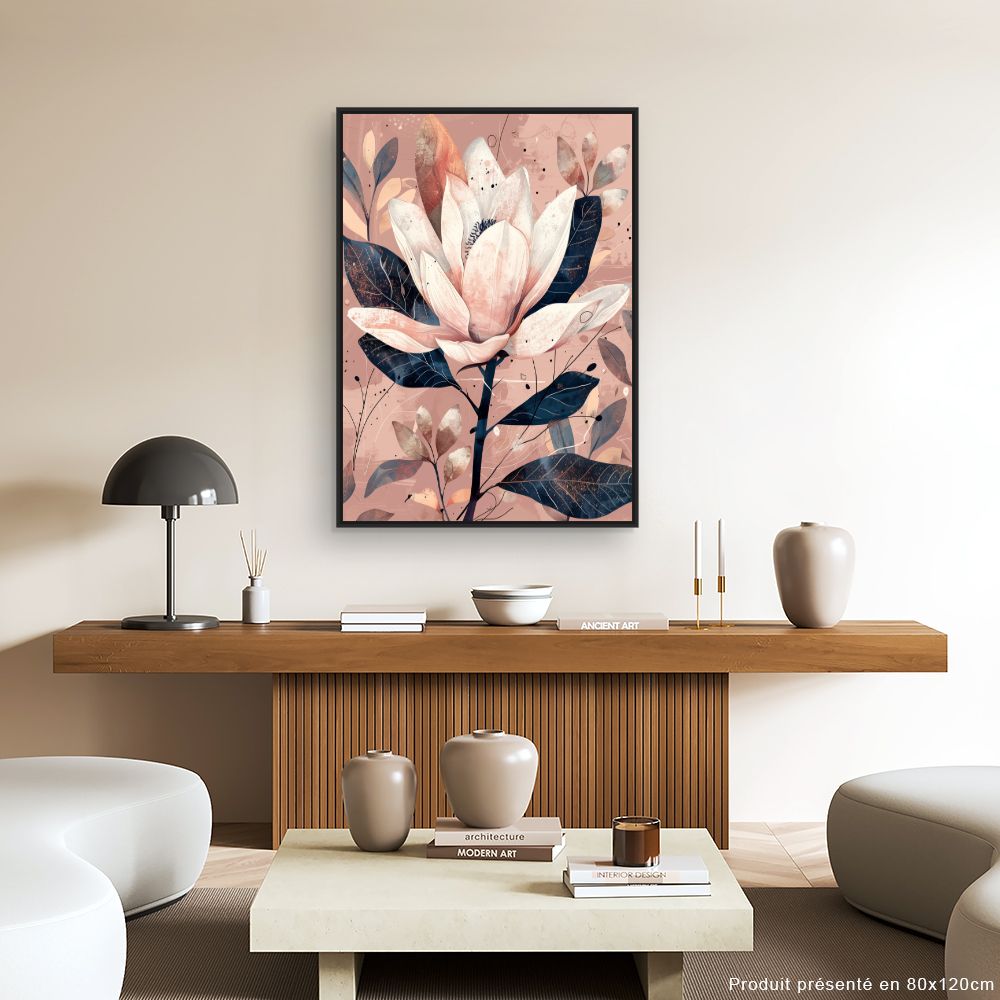 Schilderij "Moderne Elegante Bloem"