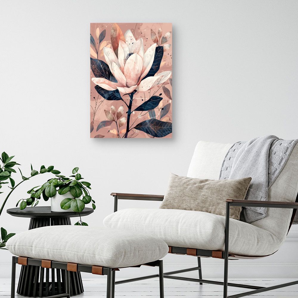 Schilderij "Moderne Elegante Bloem"