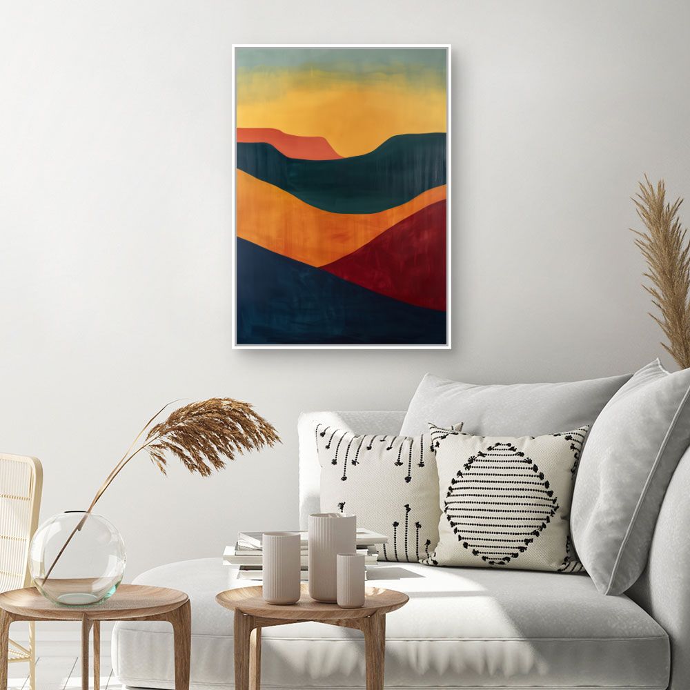 Toile "Paysage abstrait"