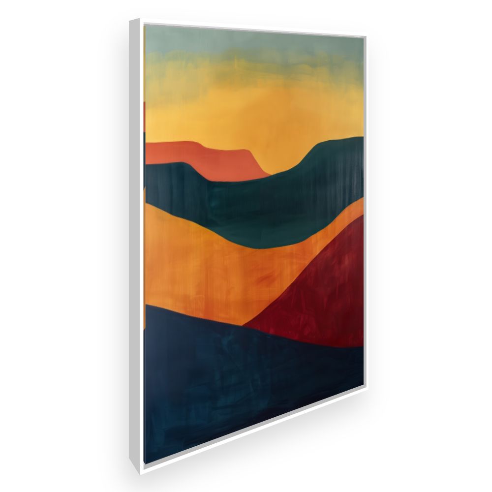 Toile Paysage abstrait – toile cadre blanc (slide 2)