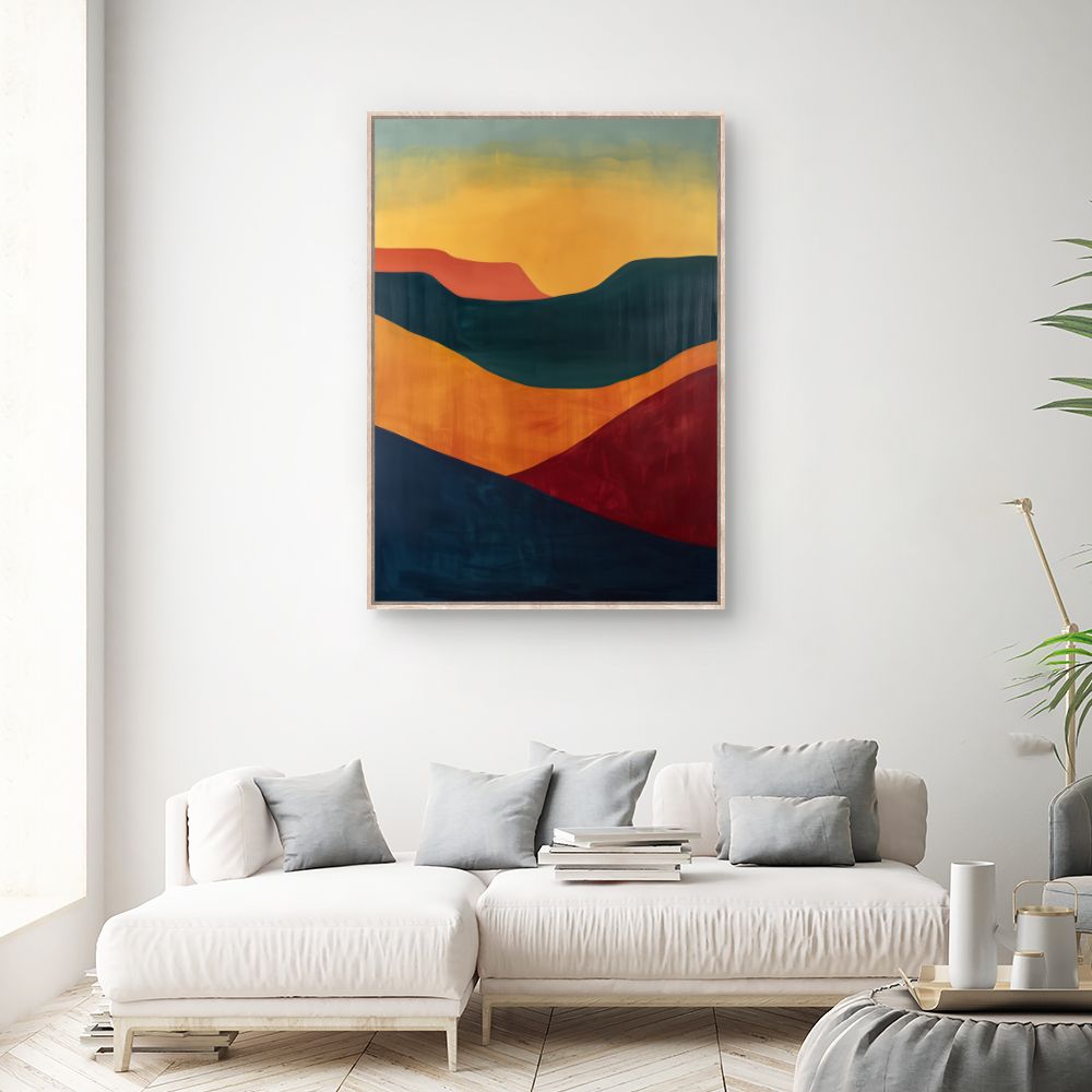 Toile "Paysage abstrait"