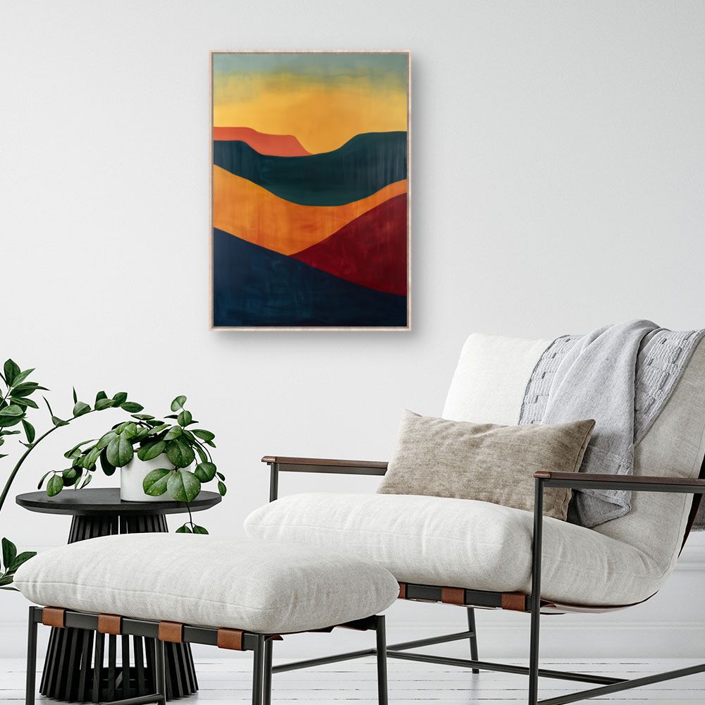 Toile "Paysage abstrait"