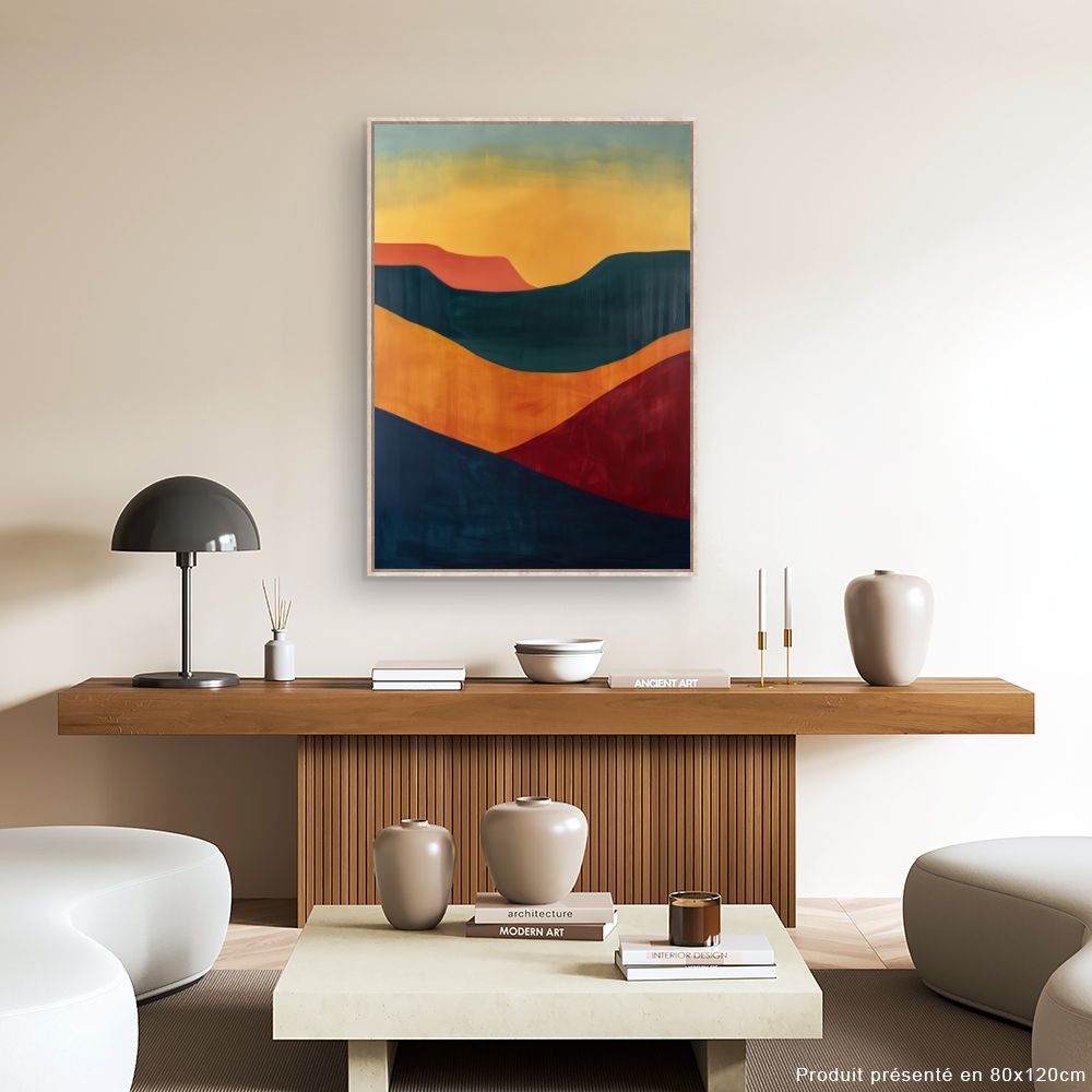 Toile "Paysage abstrait"