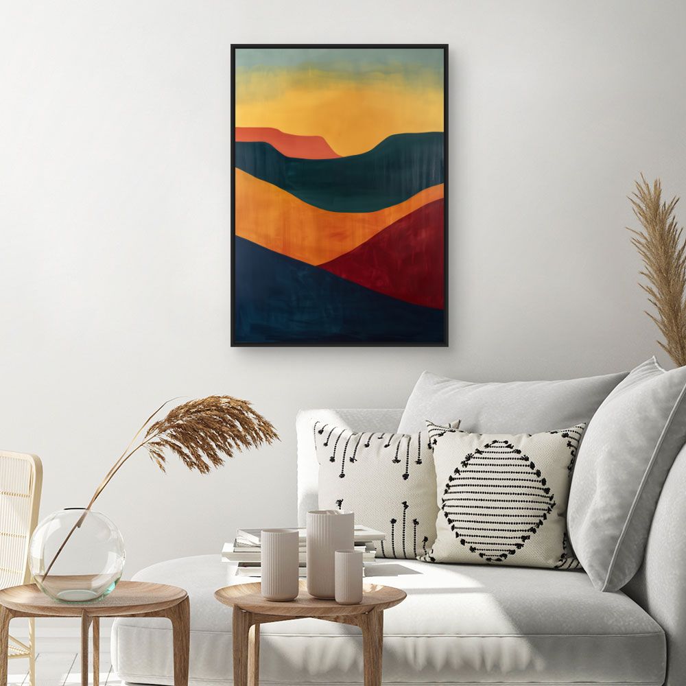 Toile "Paysage abstrait"