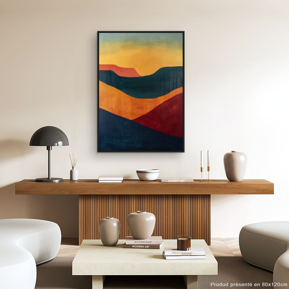 Toile "Paysage abstrait"