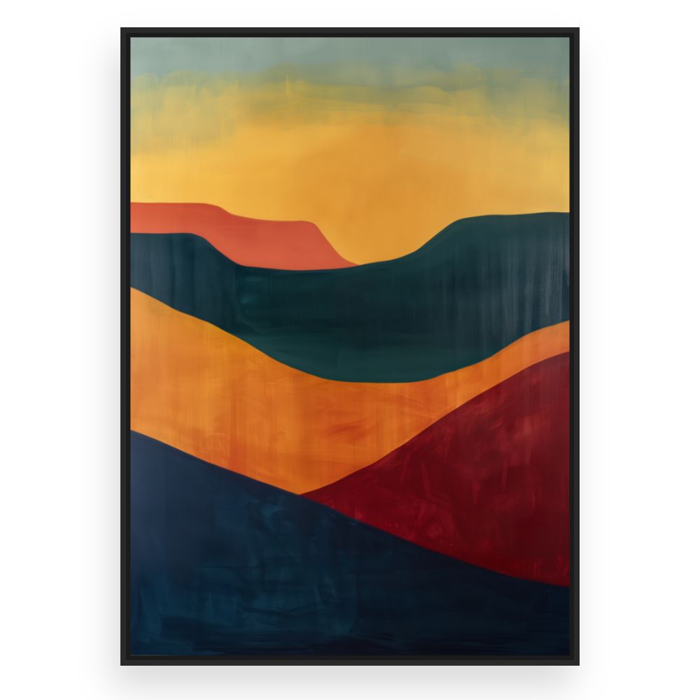 Toile Paysage abstrait – toile cadre noir (slide 3)