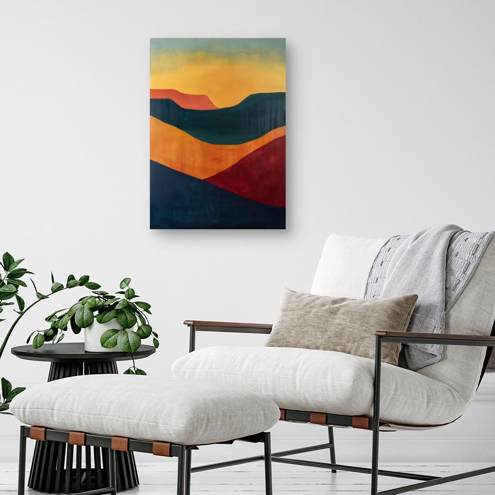Toile "Paysage abstrait"