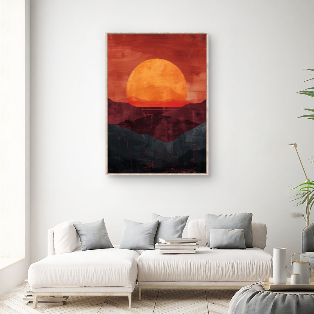 Toile "Coucher de soleil"