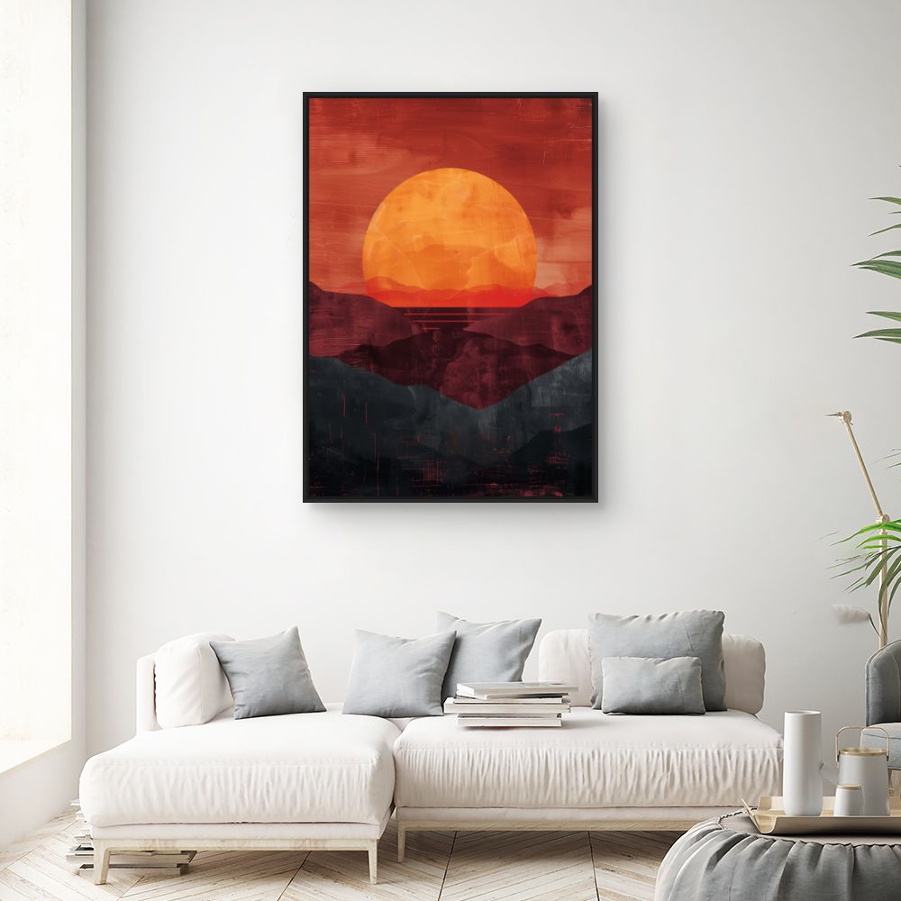 Toile "Coucher de soleil"