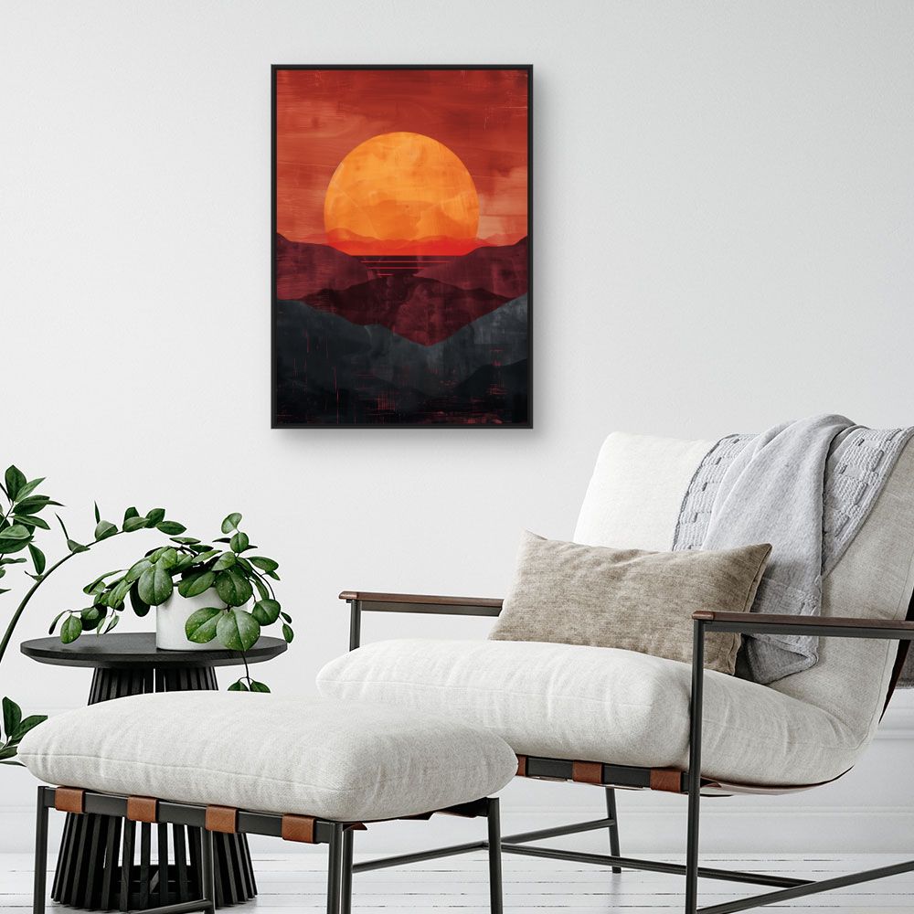Toile "Coucher de soleil"