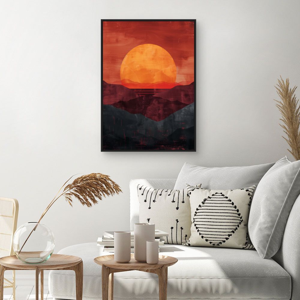 Toile "Coucher de soleil"