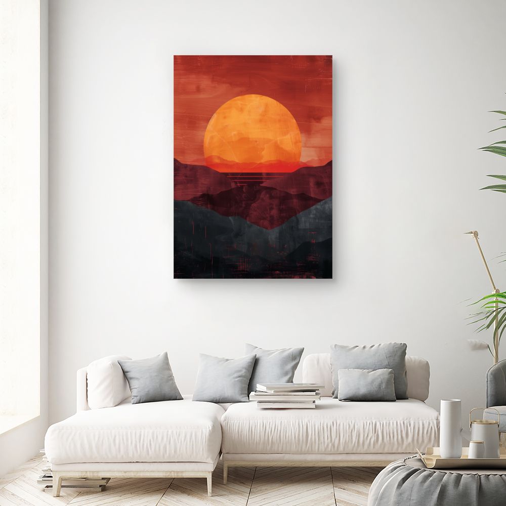 Toile "Coucher de soleil"